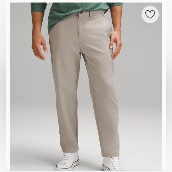 Lululemon Relaxed Tapered Heavy Twill Men's Tan Pants | 34 - Picture 1 of 8